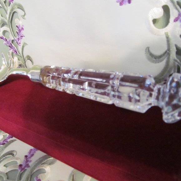 Lead Crystal Stainless Steel Pasta Server +24% lead crystal - Picture 12 of 16